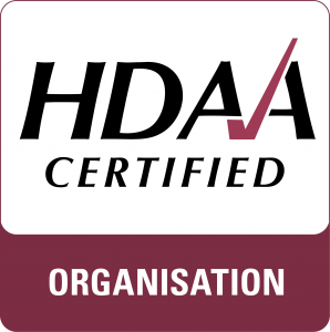 HDAA certified organisation logo